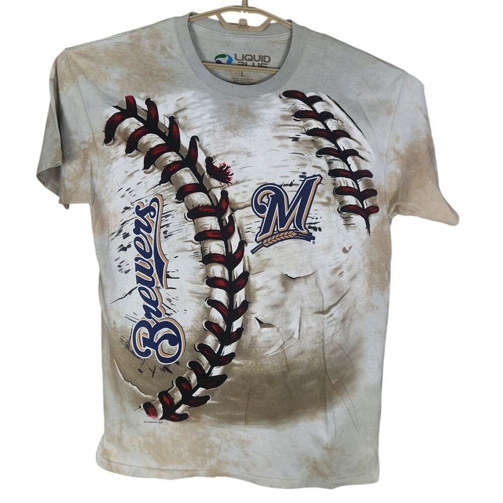 Liquid Blue Milwaukee Brewers T Men's large